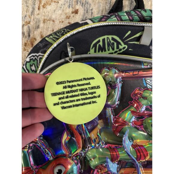 Teenage Mutant Ninja Turtles Mayhem Backpack Bioworld Nickelodeon School Bag - Picture 2 of 9